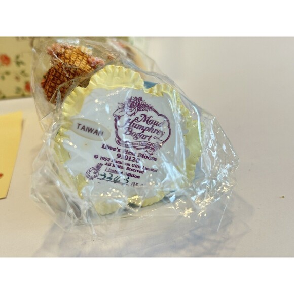 VINTAGE Maud Humphrey Bogart - LOVE'S FIRST BLOOM Figure - Hamilton Gifts (1992) - Picture 6 of 7